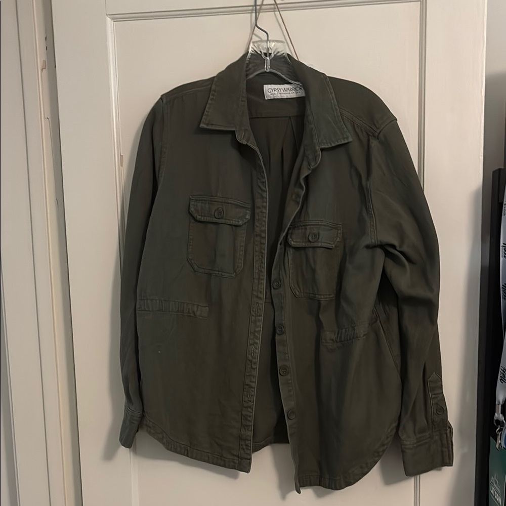 Gypsy Warrior Green Utility Jacket